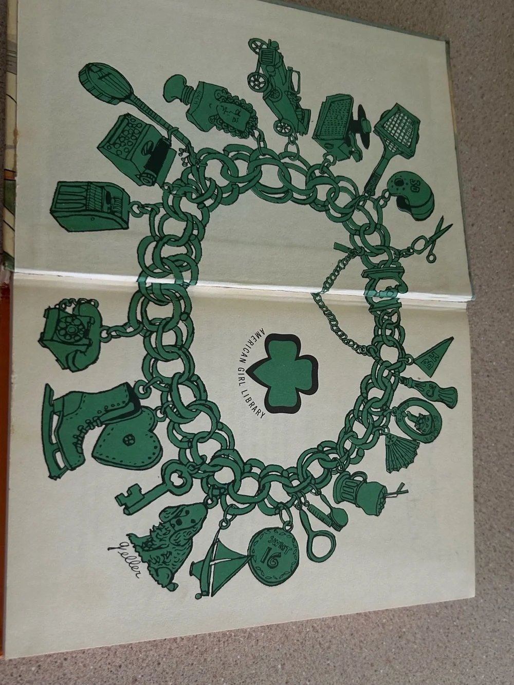 The American Girl Cookbook - Vintage Green Cover